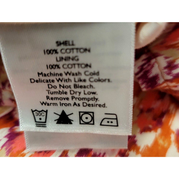 Eddie Baurer A-line Boho Skirt Womens S Tiered 100% Cotton Retro Hippie Gypsy - Picture 7 of 9